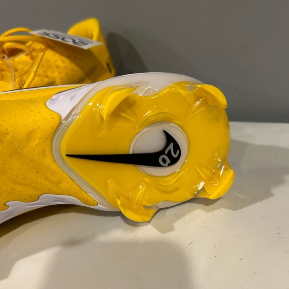 Men\'s Nike Alpha Huarache‎ Elite 3 Baseball Cleats Yellow Cz4453-700 Size 14 main image 4